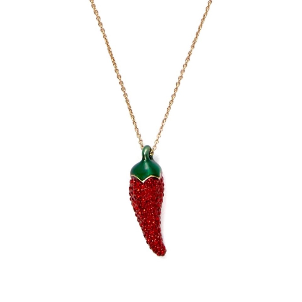 Kate Spade Haute Hot Chili Pepper Necklace